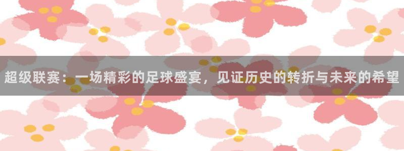  超级联赛：一场精彩的足球盛宴，见证历史的转折与未来的希望