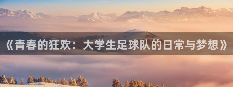 《青春的狂欢：大学生足球队的日常与梦想》