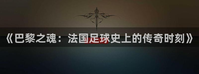 《巴黎之魂：法国足球史上的传奇时刻》